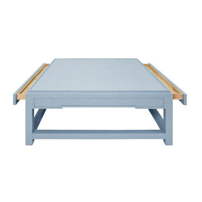 Table basse Litchfield bleu clair
