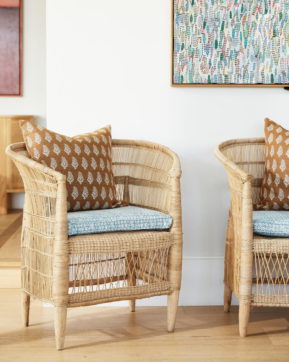 Housse de coussin d'extérieur en rotin de Lucknow