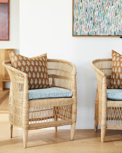 Housse de coussin d'extérieur en rotin de Lucknow