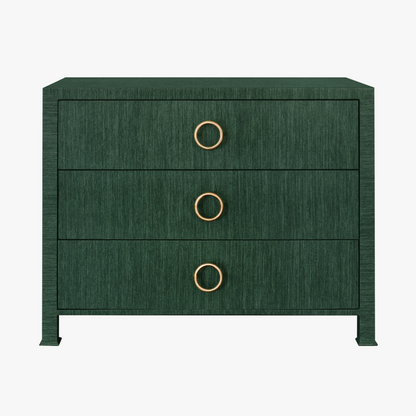 Coffre en tissu d'herbe de la forêt de Miles