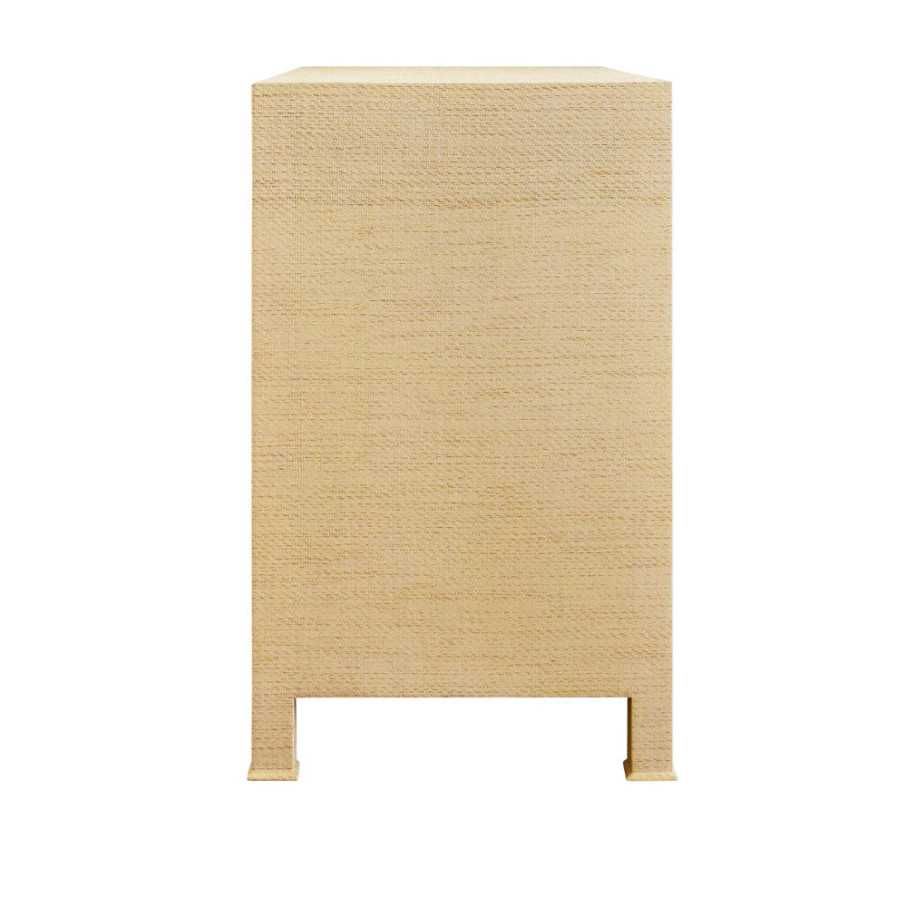 Coffre en tissu d'herbe naturelle Miles