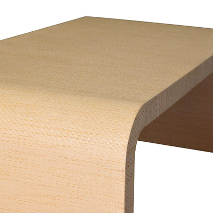 Table basse en tissu d'herbe effet cascade