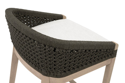 Tabouret de bar d'extérieur Naples couleur anthracite