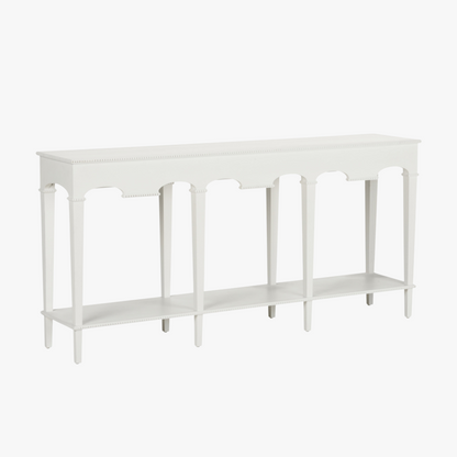 Table console Oslo blanche