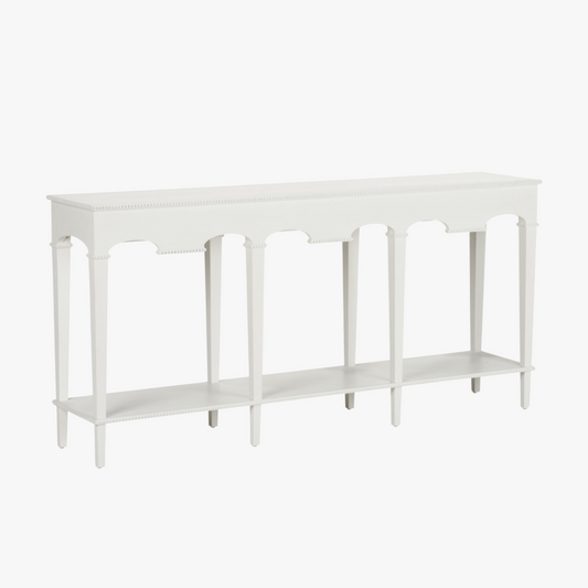 Table console Oslo blanche