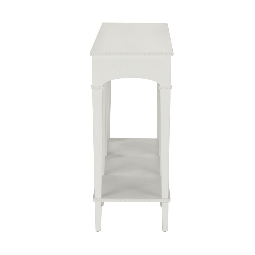 Table console Oslo blanche
