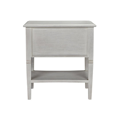 Table d'appoint Oxford blanchie