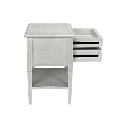 Table d'appoint Oxford blanchie