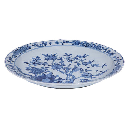 Assiette décorative Oiseau Pêcher