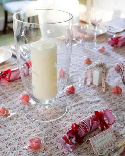 Petite Fleurs Verre Hurricane