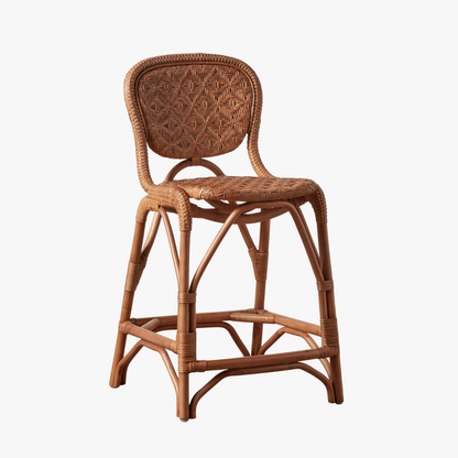 Tabouret de bar Portofino marron antique