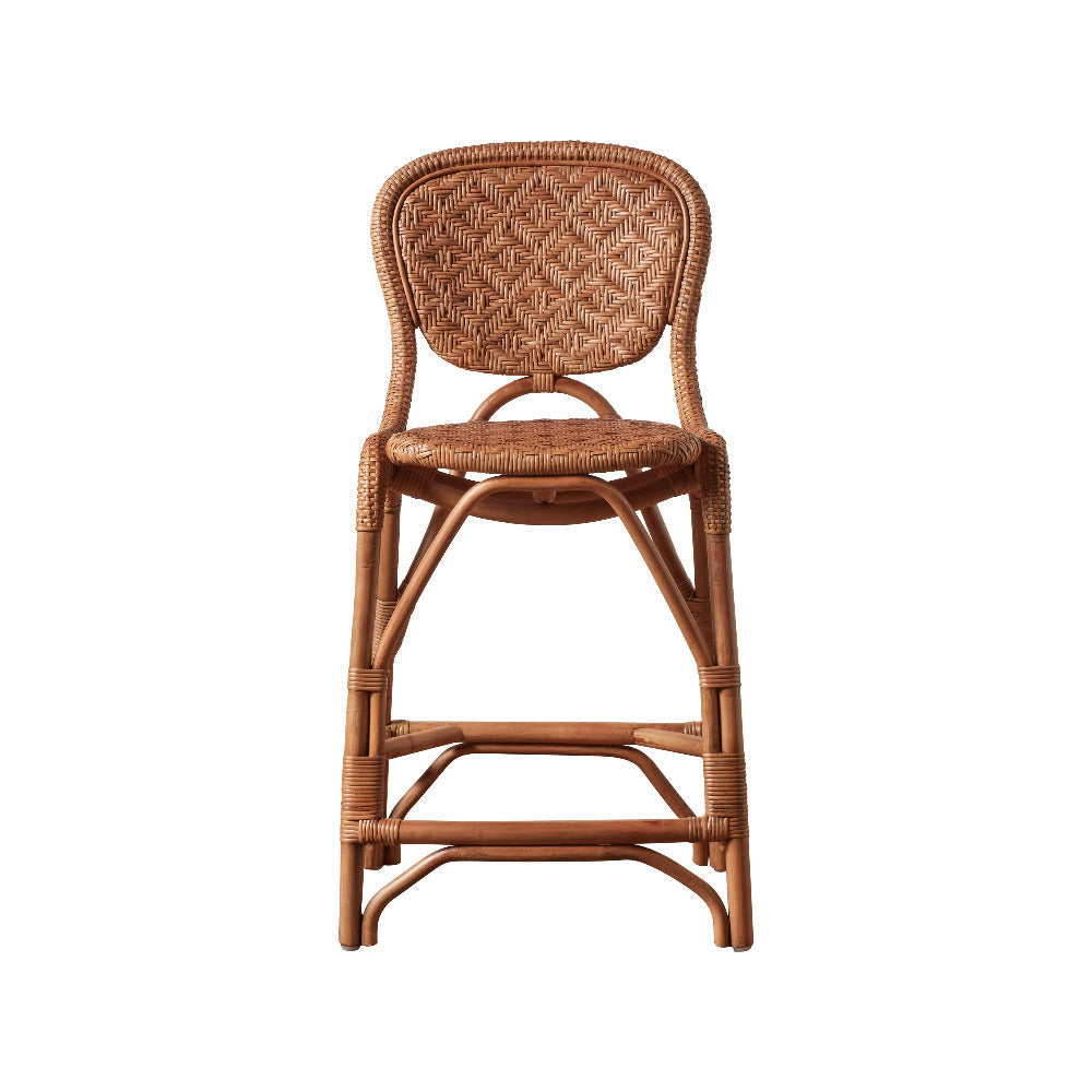 Tabouret de bar Portofino marron antique