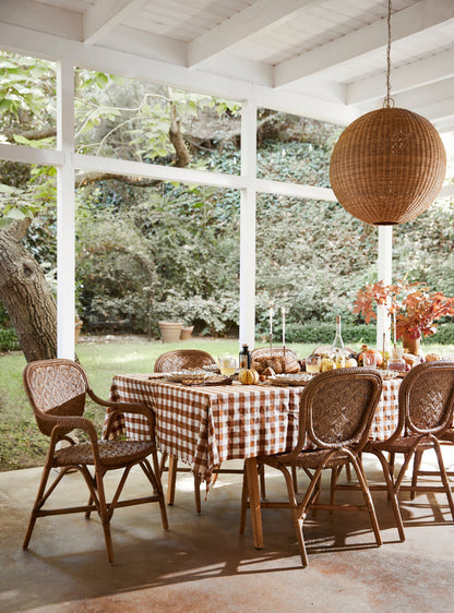 Fauteuil Portofino marron antique