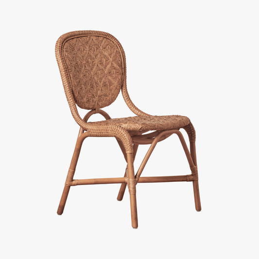 Chaise d'appoint Portofino marron antique