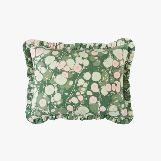 Housse de coussin lombaire Green Pebble