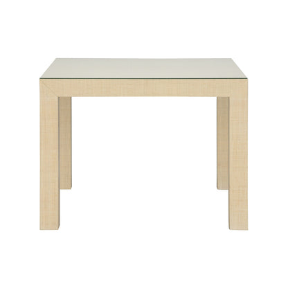 Table de jeu Sanibel en raphia naturel