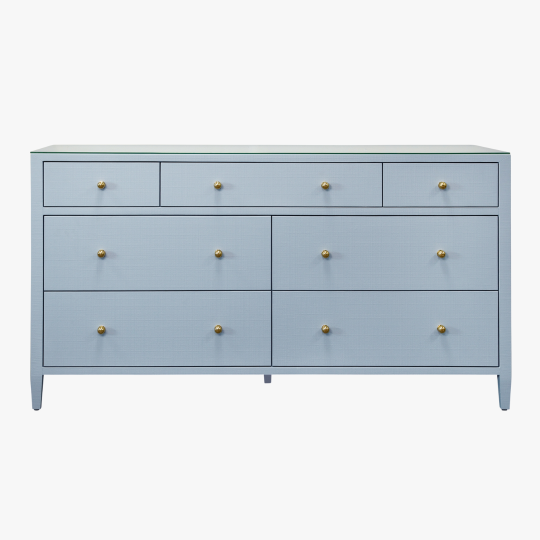 Commode Saxon bleu clair