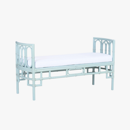 Banc en rotin de bord de mer