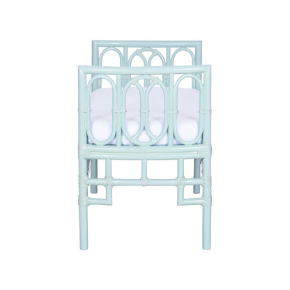 Banc en rotin de bord de mer