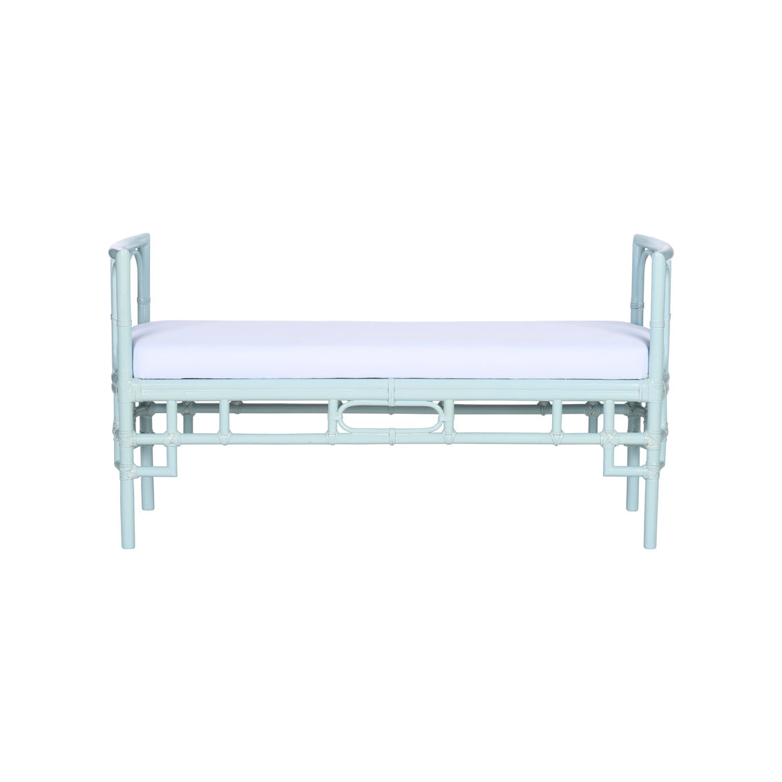 Banc en rotin de bord de mer