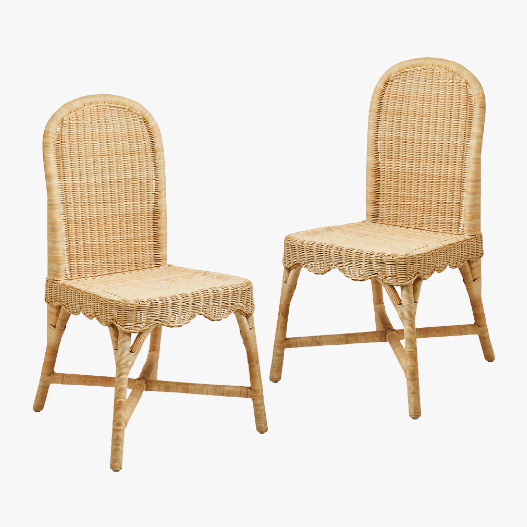 Ensemble de deux chaises d'appoint Linton