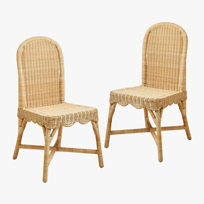 Ensemble de deux chaises d'appoint Linton