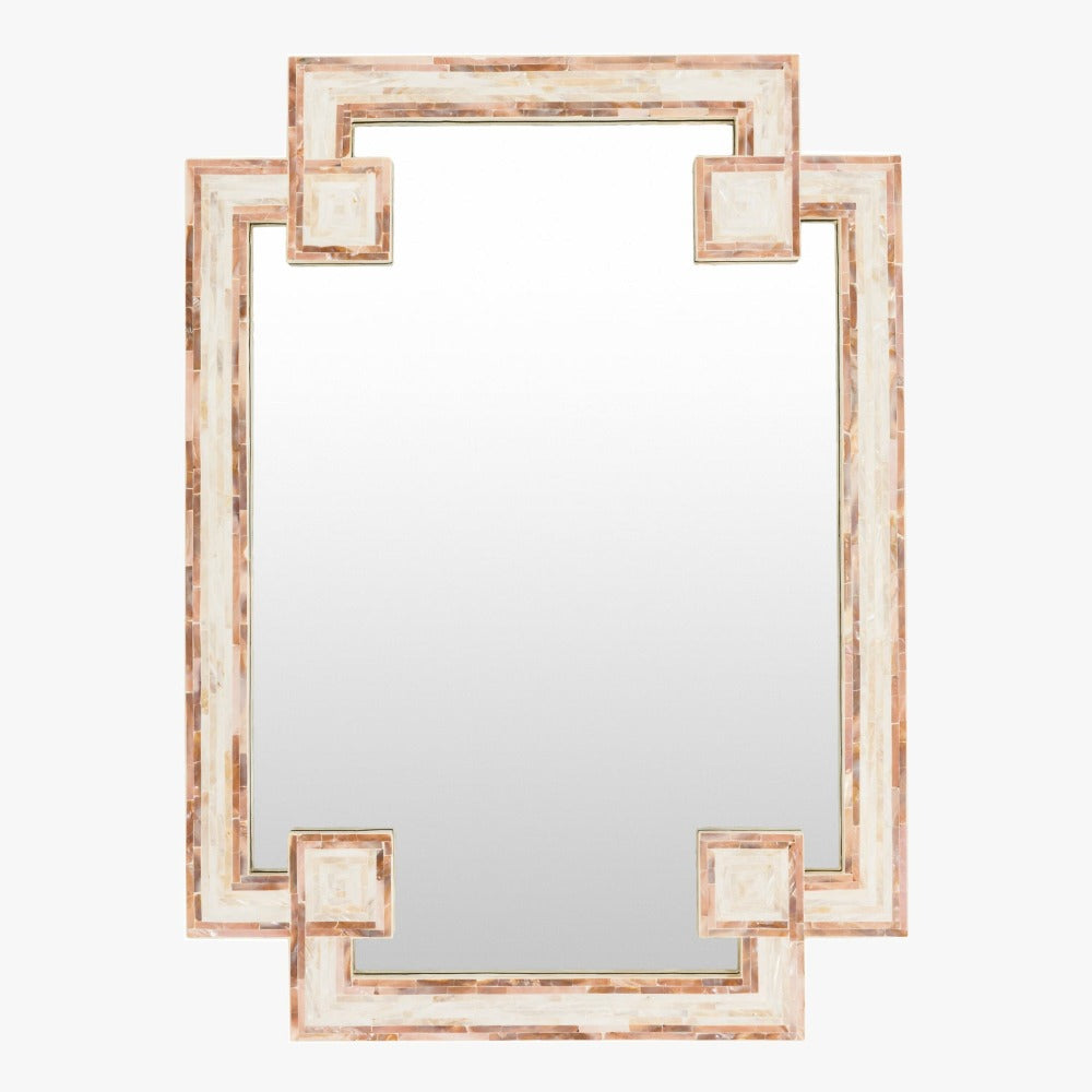 Miroir en nacre de Saint-Barth