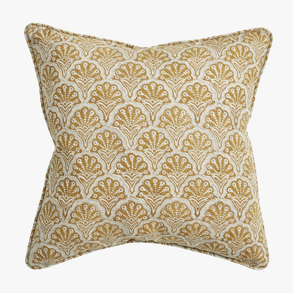 Housse de coussin safran Saint-Tropez