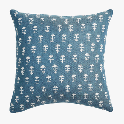 Housse de coussin d'extérieur Yukka bleu ciel