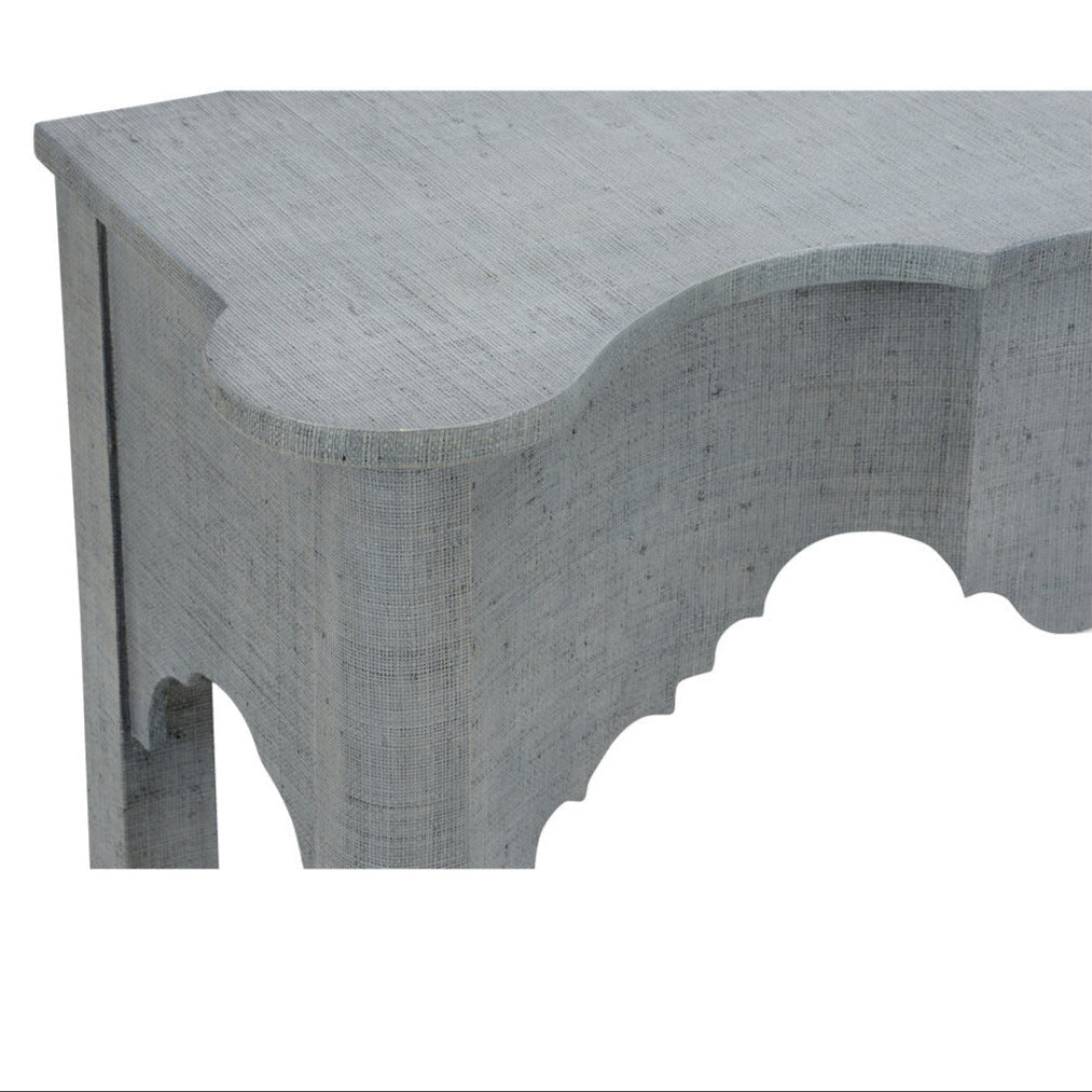 Console Kensington Haze en raphia