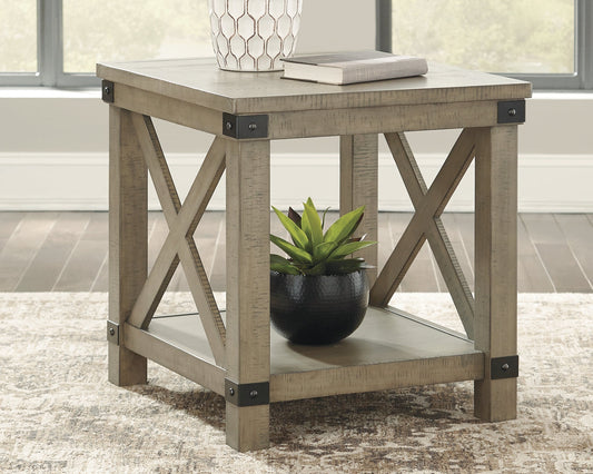Table d'appoint rectangulaire Aldwin