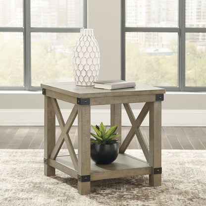 Table d'appoint rectangulaire Aldwin