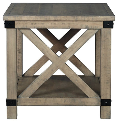 Table d'appoint rectangulaire Aldwin