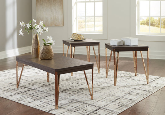 Ensemble de tables d'appoint Bandyn (3/CN)