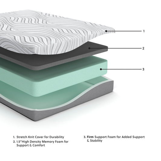 Matelas en mousse à mémoire de forme de 10 pouces