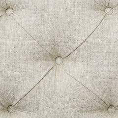 Lit rembourré Arlendyne California King avec commode miroir et table de chevet