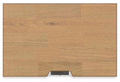 Table de chevet à trois tiroirs Ashbryn