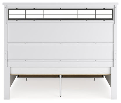 Lit de rangement à panneaux Ashbryn