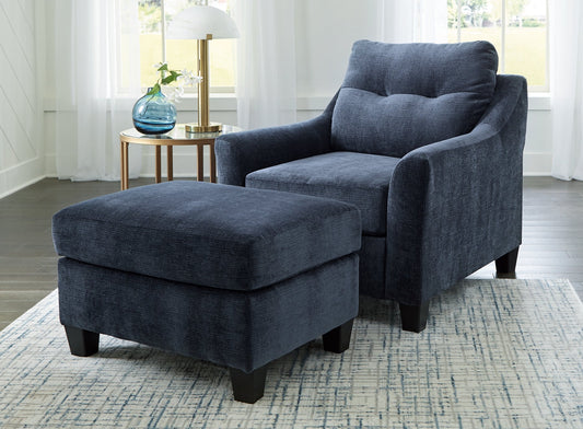 Chaise et pouf Amity Bay