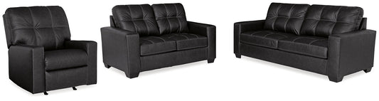 Canapé, causeuse et fauteuil inclinable Barlin Mills