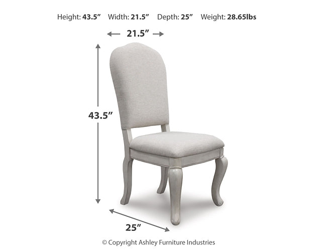 Chaise d'appoint UPH Arlendyne Dining (2/CN)