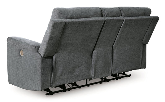 Causeuse Barnsana DBL REC PWR avec console