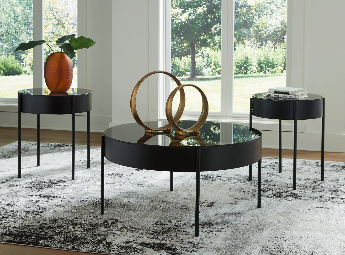Ensemble de tables d'appoint Ardoline (3/CN)