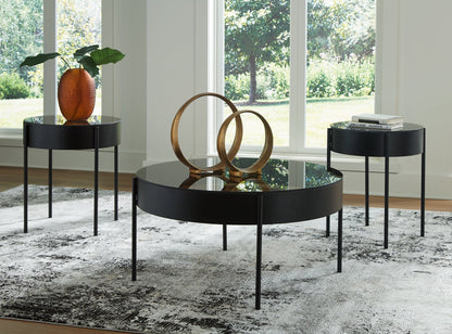 Ensemble de tables d'appoint Ardoline (3/CN)