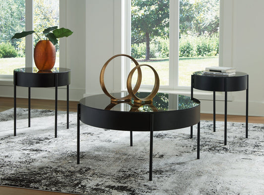 Ensemble de tables d'appoint Ardoline (3/CN)