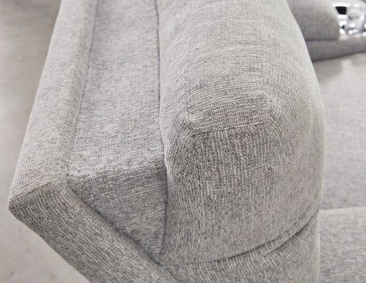 Canapé sectionnel inclinable électrique 3 pièces Acklen Place avec méridienne