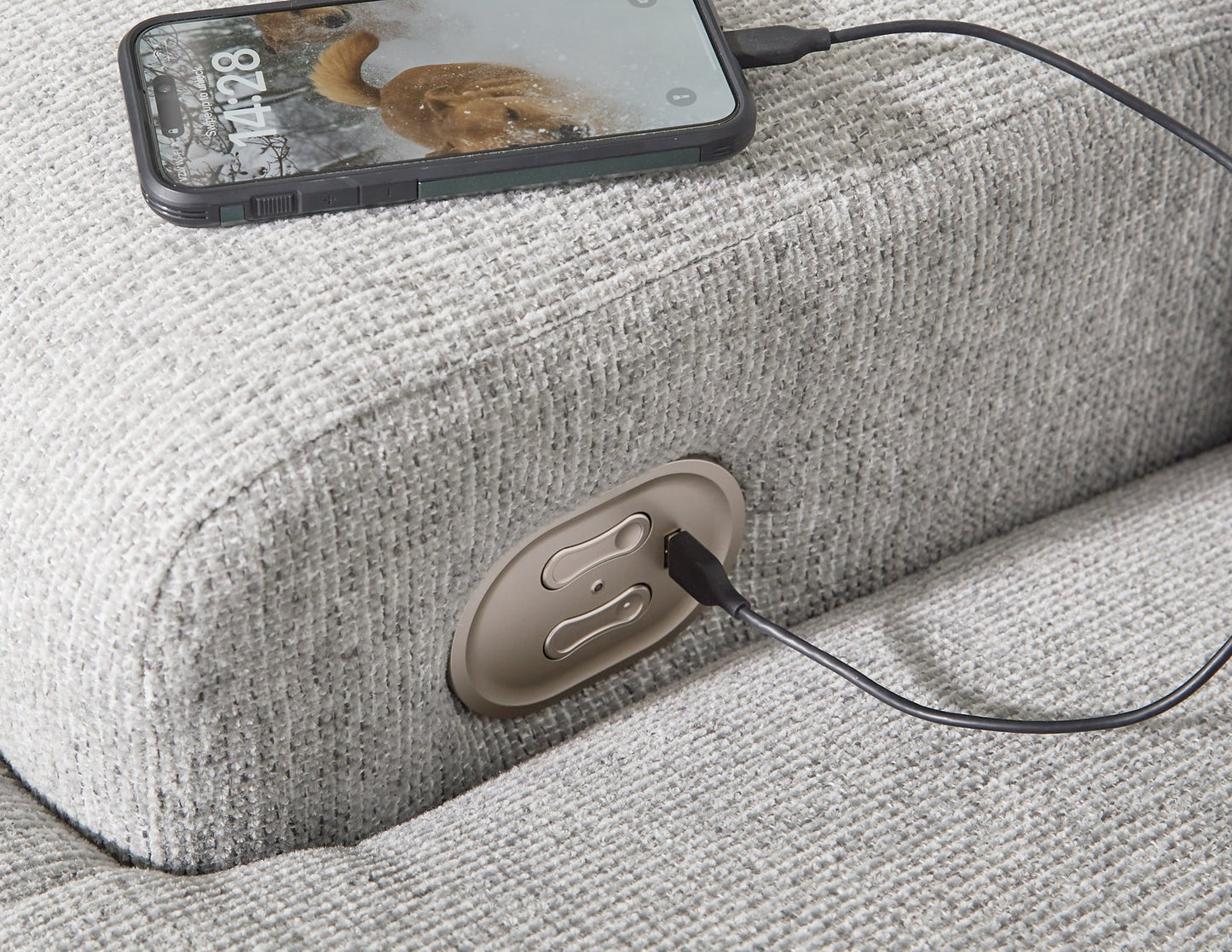 Fauteuil inclinable électrique à siège large Acklen Place