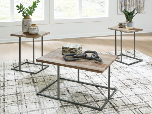 Ensemble de tables d'appoint Albreane (3/CN)