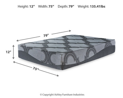 Matelas hybride Ashley King de 12 pouces