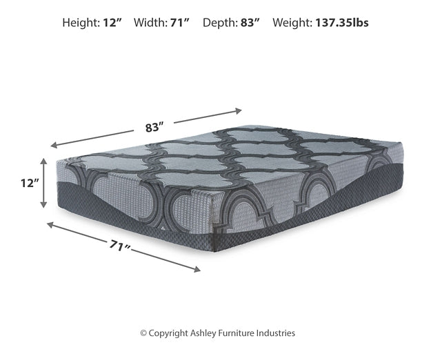 Matelas hybride Ashley California King de 12 pouces